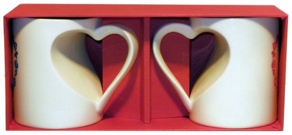 画像7: 【とってもハート　マグカップ　ペア】名入れ 名前メッセージ日付入り　２個セット (7)